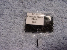 100 Lionel TC 23 Black Knuckle coupler Rivets to repair  Lionel trucks