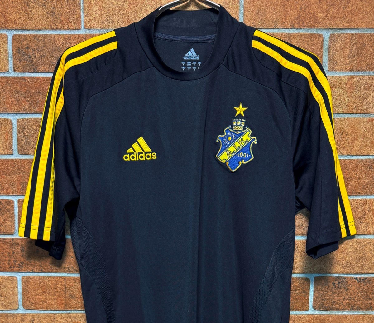 AIK STOCKHOLM FC SWEDEN 2007/2008 FOOTBALL HOME SHIRT JERSEY