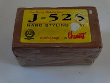 Chavant  Non-Drying Modeling Clay  hard styling clay 2 pound block