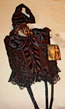 Vintage Seductive Wear By Cinema Etoile Satin  Lace Lingerie Size Med.-NWT