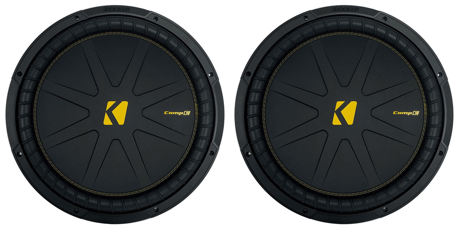 2 Kicker 50CWCD154 CompC 15 сабвуферов DVC 4-омные автомобильные стереосистемы CWCD154 46490₽