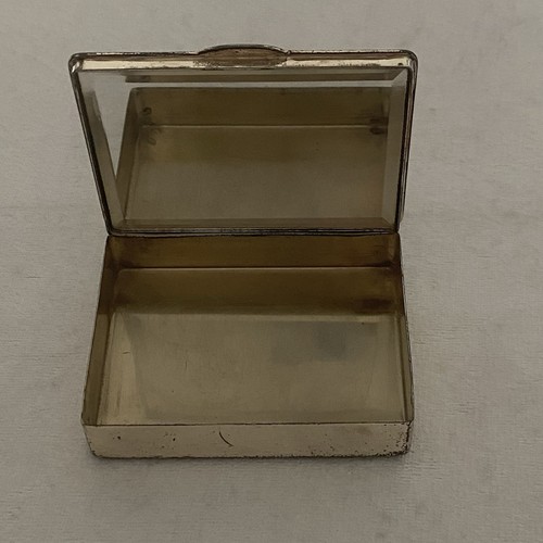 Wadsworth Trinket / Jewelry Box 925 Sterling Silver Floral Engraved Antique - Picture 7 of 14