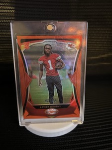 2024 Panini Certified 120 Xavier Worthy Mirror Orange /150 Rookie RC Chiefs