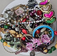 Jewelry Lot Modern Vintage Wearable / Craft  Over 2 Pounds Lot 6603
