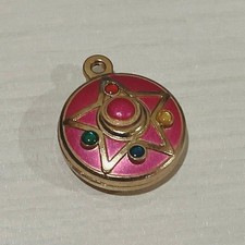 Sailor Moon Diecast Charm Compact Crystal Star Brooch Heisei Retro