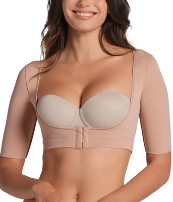 Leonisa Women's Invisible Upper Arm Shaper Vest Beige, Medium, NWT