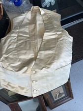 Vintage Edwardian Satin Men  s Vest