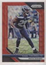 2018 Panini Prizm Red Wave Prizm 68/149 Earl Thomas III #20 7zf