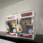 Funko Pop! Television Stranger Things Joyce #1254 & Hopper #1253 Exclusive