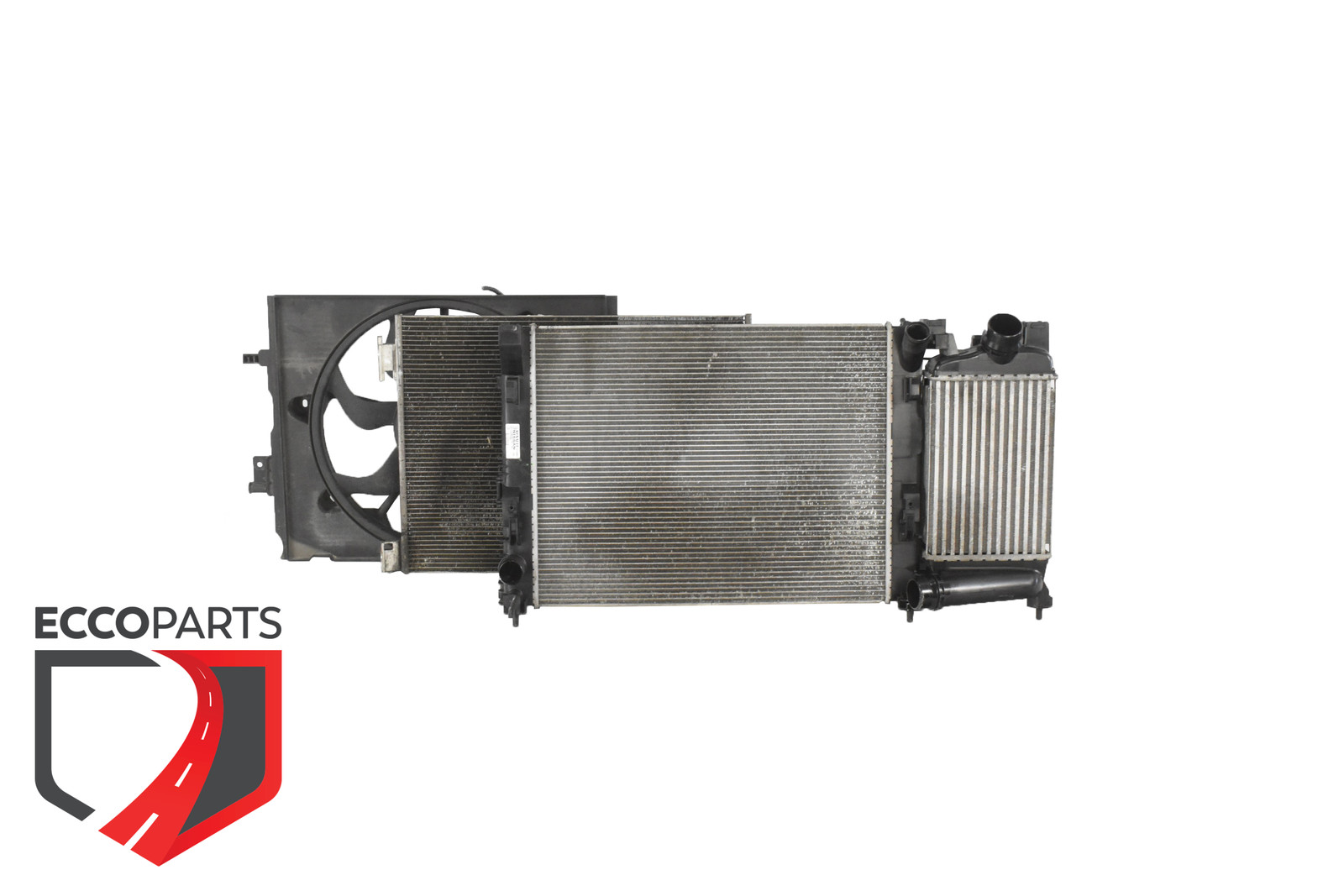 Completta Gruppo Radiatori Acqua clima Ventola NISSAN MICRA V K14 0,9T 077033N
