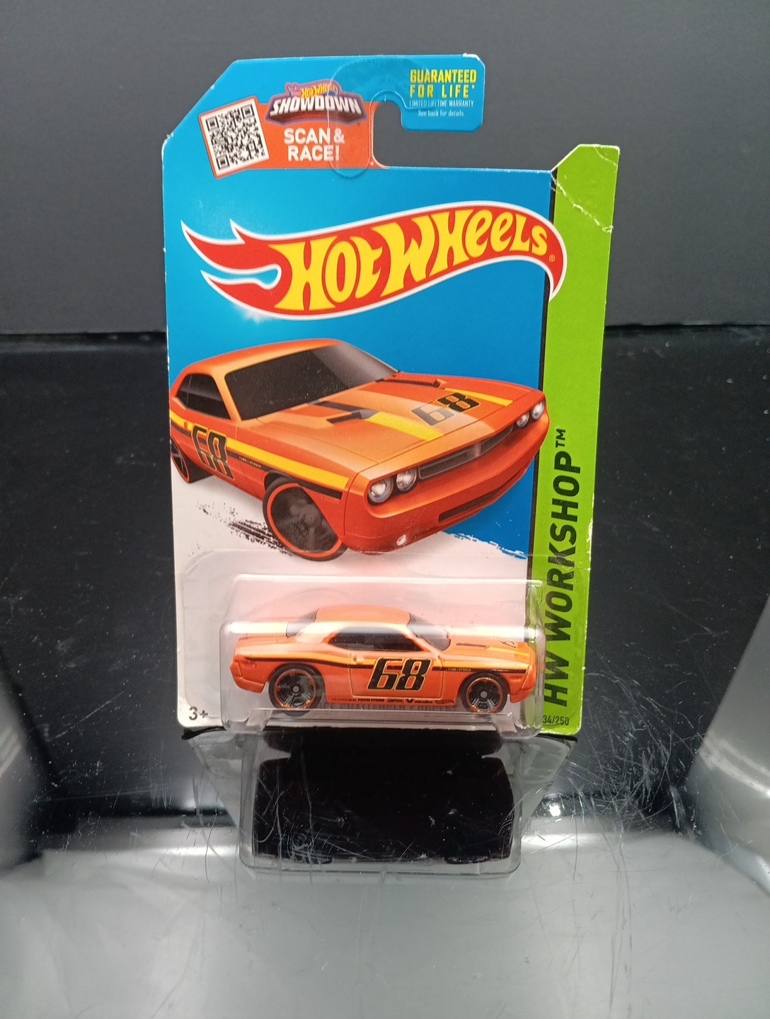 2013 Hot Wheels HW Workshop Dodge Challenger Concept Orange Free Shipping! T2171