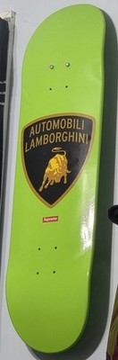 Supreme Automobili Lamborghini Skateboard Deck Lime | eBay