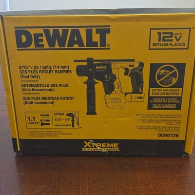 DEWALT DCH072B 12V MAX Brushless SDS-Plus Rotary Hammer 9/16 in Tool Only