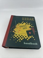 Vintage Used 1951 Eastman Kodak Graphic Arts Art Handbook Book Spiral Bound