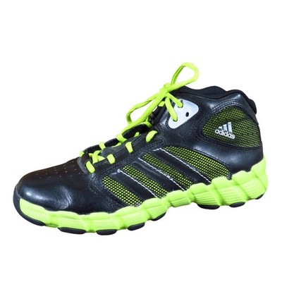 Adidas Adipure Crazy Ghost Mens Basketball Shoes Size 6.5 Court Black Neon Green