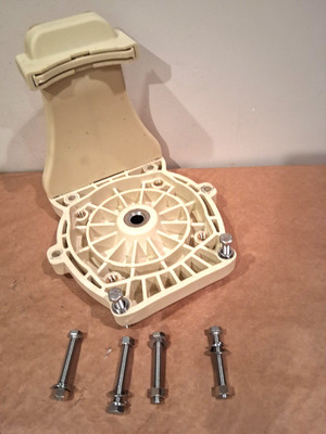 XtremepowerUS 75408 Pool Pump Motor Mount Base with bolts nuts