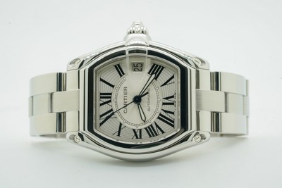 Cartier Roadster 37x44mm W62025V3 2510 Automatik Silber Zifferblatt 10886U