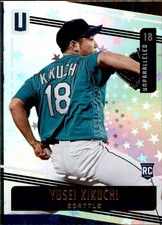 Yusei Kikuchi 2019 Panini Chronicles Unparalleled Astral #1 Seattle Mariners