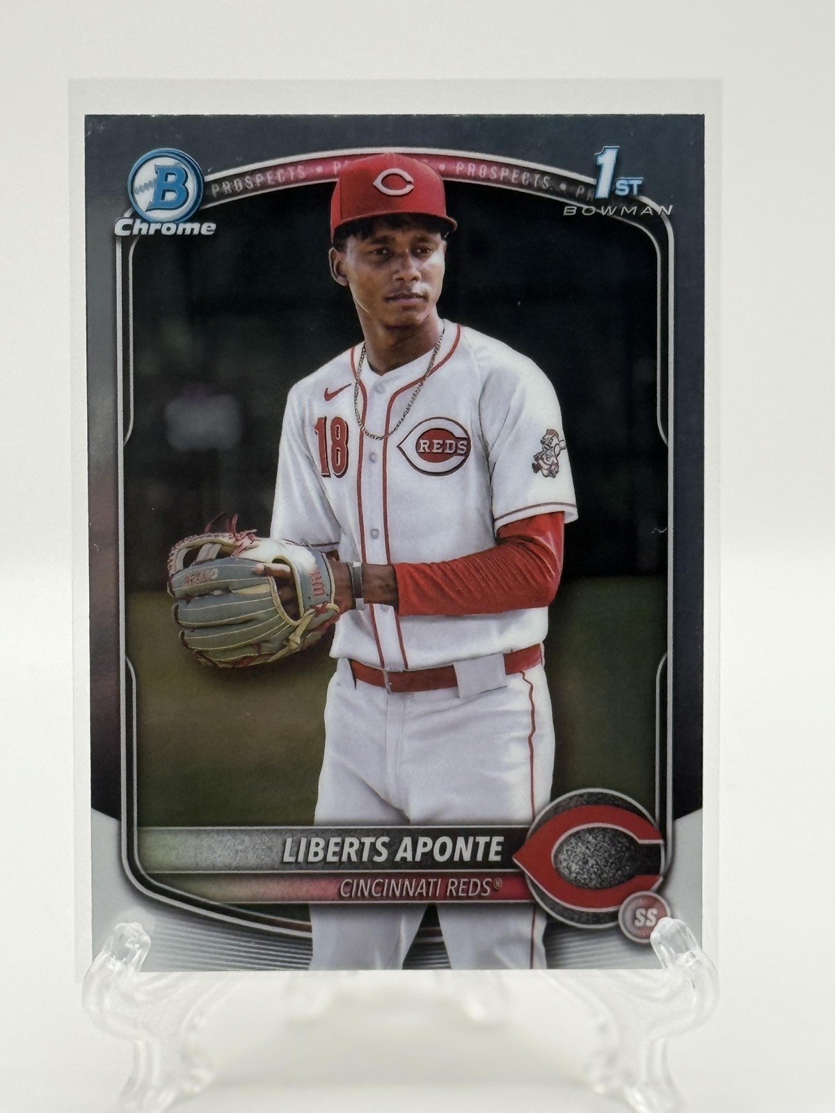 2025 Bowman Chrome #BCP-174 Liberts Aponte Bowman Chrome Prospects
