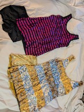 2x Sequin Shirtdress Dance Costumes MA