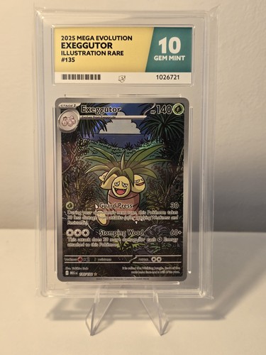 ACE 10 Exeggutor 135/132 Mega Evolution Illustration Rare English Pokemon Card