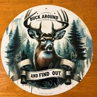 Hunting Buck Deer Sign Hunter Lodge Cabin Rustic Country Man Cave Decor New