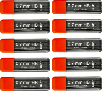 Premium 0.7 Mm Mechanical Pencil Lead Refills (HB Mega, 0.7 Mm)