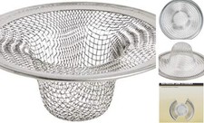 Bathroom 88820 2-3/4-Inch Tub Mesh Strainer, Stainless Bathroom Sink Strainer