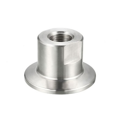 Pipe Fitting KF25 Female Threaded 1/4 PT to  Clamp OD 40mm Ferrule Silver