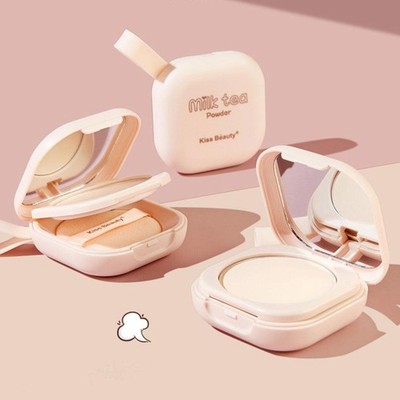 Korean Loose Powder Brightening Concealer Mineral Face Setting Compact Pressed