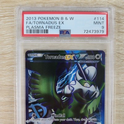 PSA 9 Tornadus EX 114/116 Plasma Freeze Ultra Rare Holo Nintendo