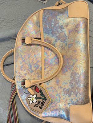 Consuela Iridescent Snake Print Gloria commuter