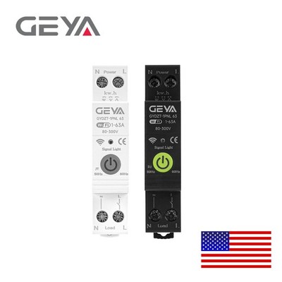 GEYA TUYA Smart AC WiFi MCB 220V Circuit Breaker 63A Voltage Current Protector