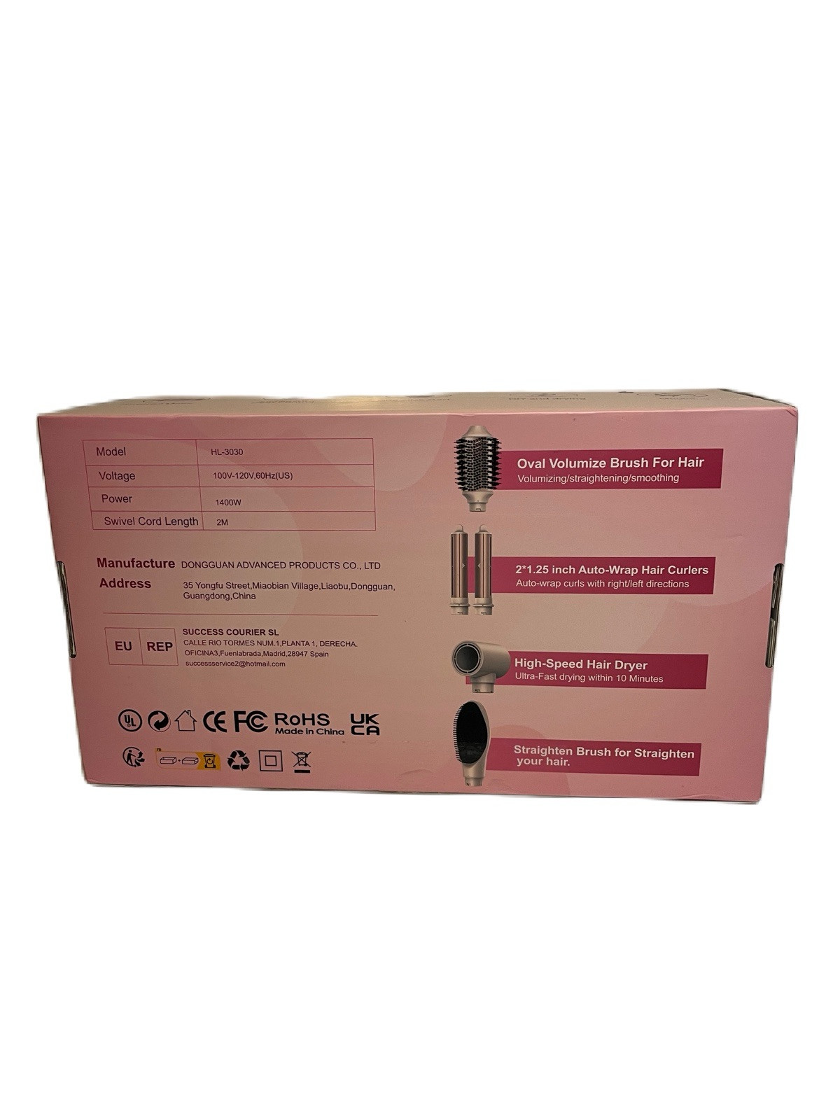 5 in 1 High-Speed Hot Air Styler - Professional Frizz-Free Blow 