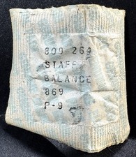 Elgin 809 264 Balance Staff, NOS in Sealed Original Packaging
