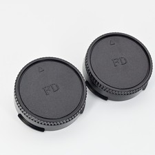 2 Pack Rear Lens Cap for Canon FD FL R FDn Mount Lens 35mm 50mm 85mm 135mm