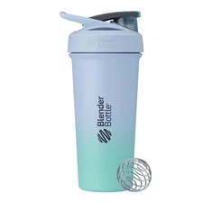 BlenderBottle Strada Stainless Steel Sleek 25oz Aquamarine