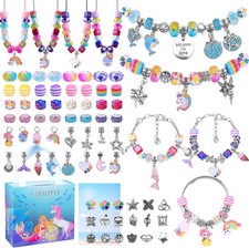 Jewelry Making Kit Perfect Gifts for Girls 5-12 Years Old 84 Pieces , Unic
