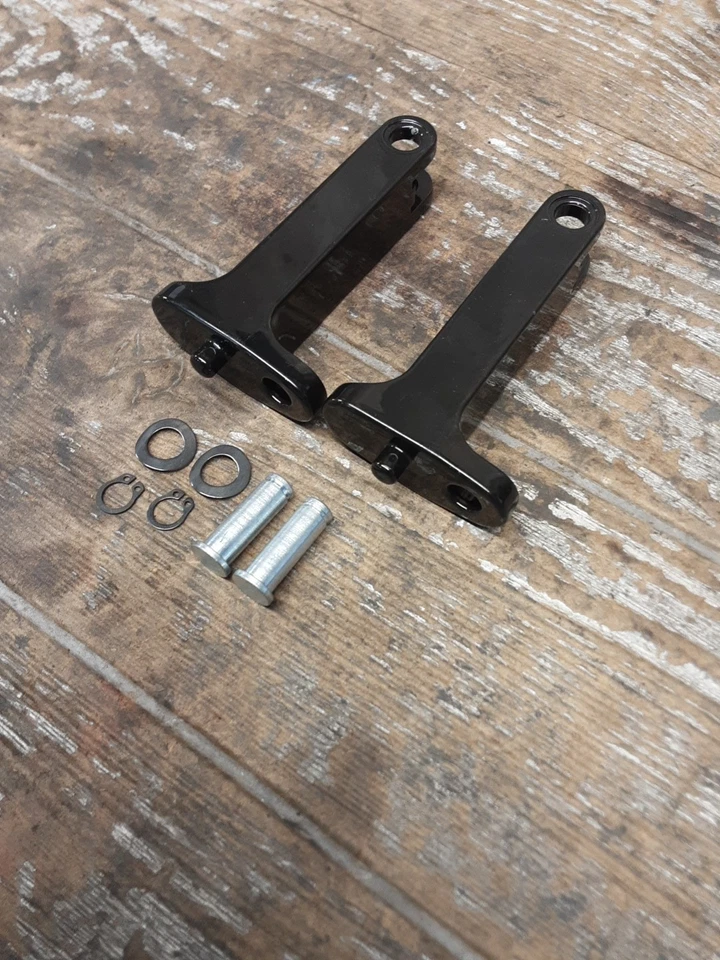 Soportes de montaje de clavija de pie de pasajero Harley Davidson Street Glide Touring 17-24 Foto 4 de 4