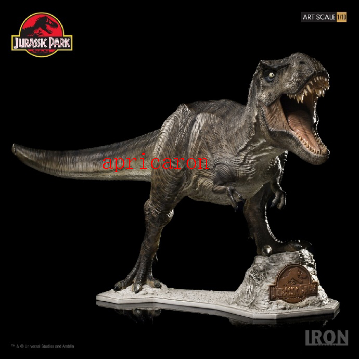 Iron Studio 1/10 T-Rex Statue Resin Figure Model Collectible H44cm