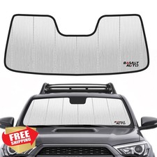BasaltAuto 2020-2024 4Runner Windshield Sun Shade Foldable Silver