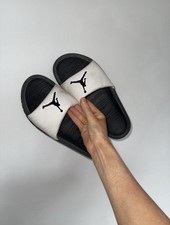 black and white sliders, size 5.5 junior, from jordan