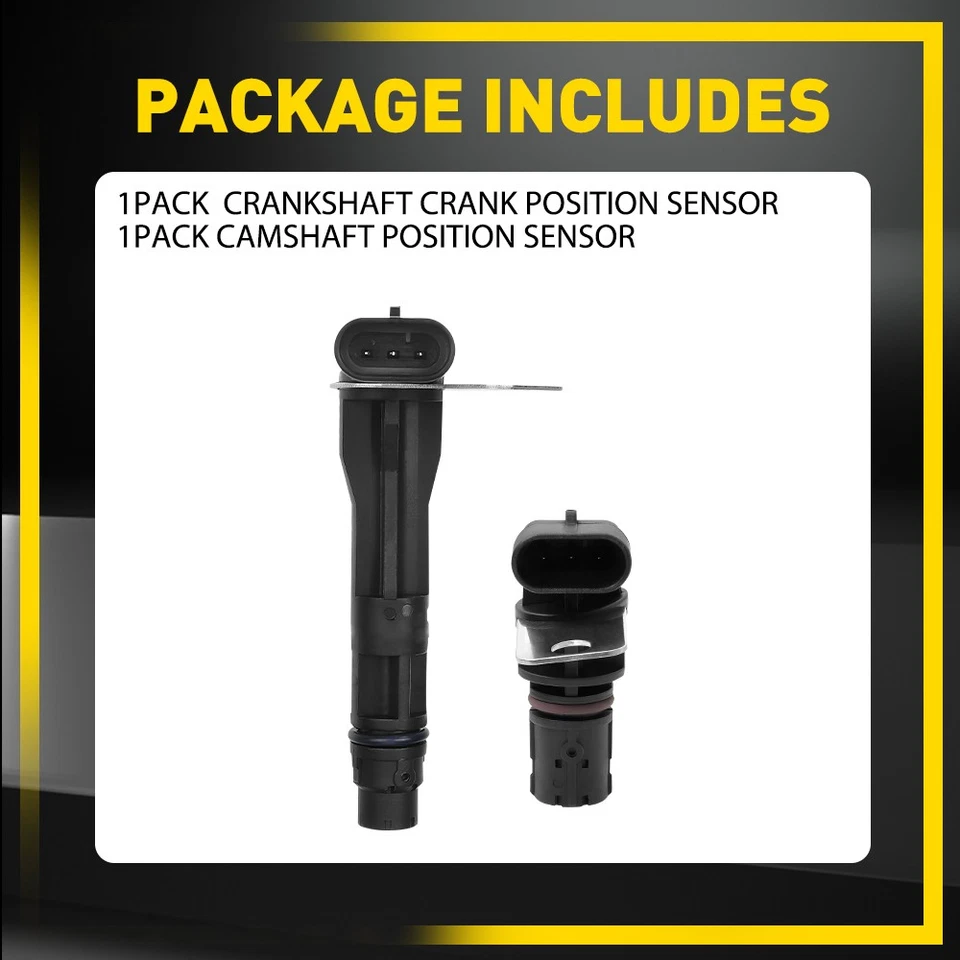 Camshaft & Crankshaft Position Sensor For Chevy Silverado 1500/GMC 5.3L 6.0L - Image 2 of 4