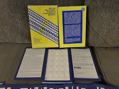 ECHO - MORMON LDS HISTORICAL 1983 TRIVIA GAME - Oracle Books Complete RARE