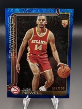 2025-26 Topps - Asa Newell #223 Blue Holofoil 87/150 (RC) Hawks