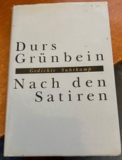 Durs Grünbein - Nach den Satiren (1999) Sign...