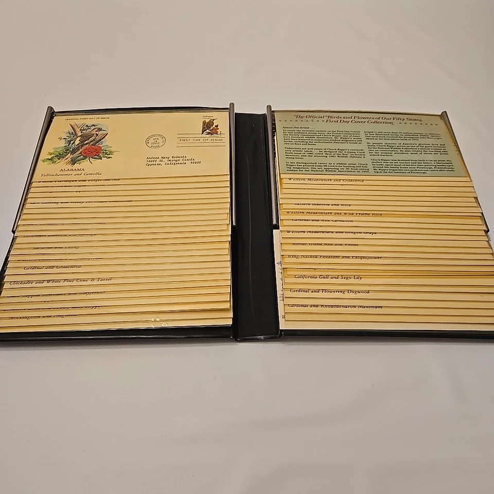 First Day Cover Collection - The Official Birds and Flowers of Our Fifty States - Image 3 of 4