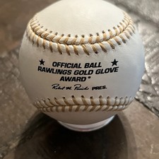 Robin Ventura Signed Gold Glove Baseball PSA/DNA Auto White Sox Cardinals 
