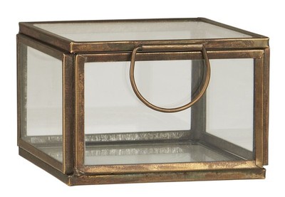 Ib Laursen - Glasbox Altum 9685-25 Utensilienbox Schmuckkasten Glas Dose Factory
