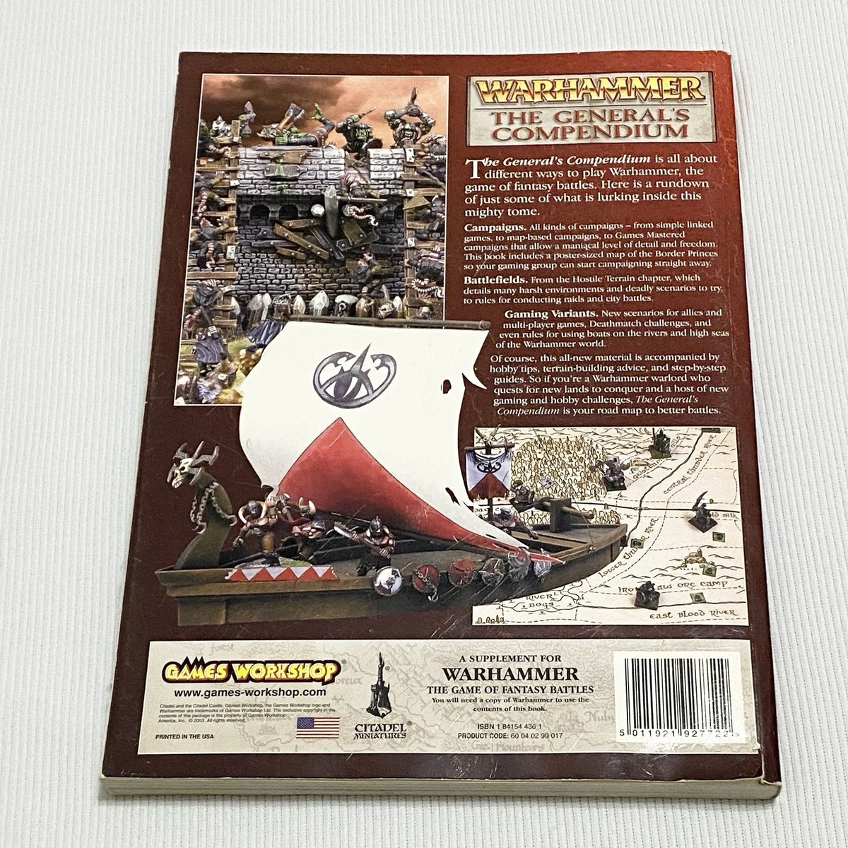 Warhammer Fantasy Battle 6th Ed. WFB The Generals Compendium Supplement Poster
